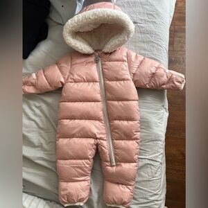 Micheal Kors Baby Girl's 0-6m Faux Shearling Lined Puffer